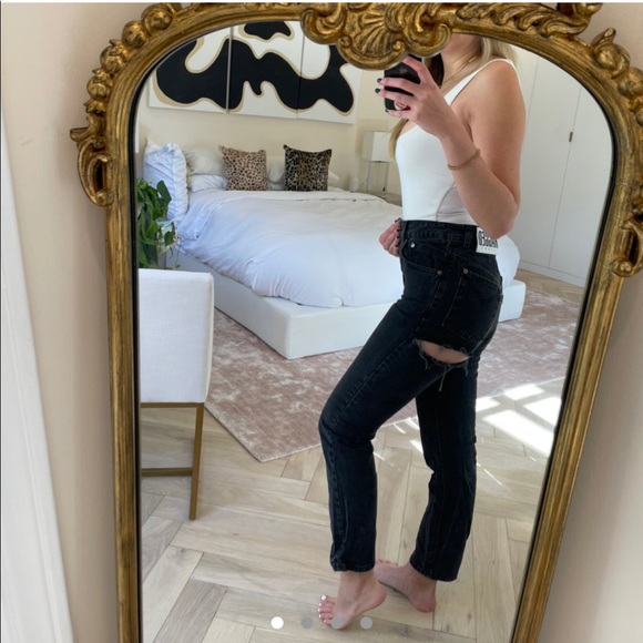 SOLD !!Ragged Jeans by Princess Polly (fits like a size 24) SOLD!! - Picture 2 of 4